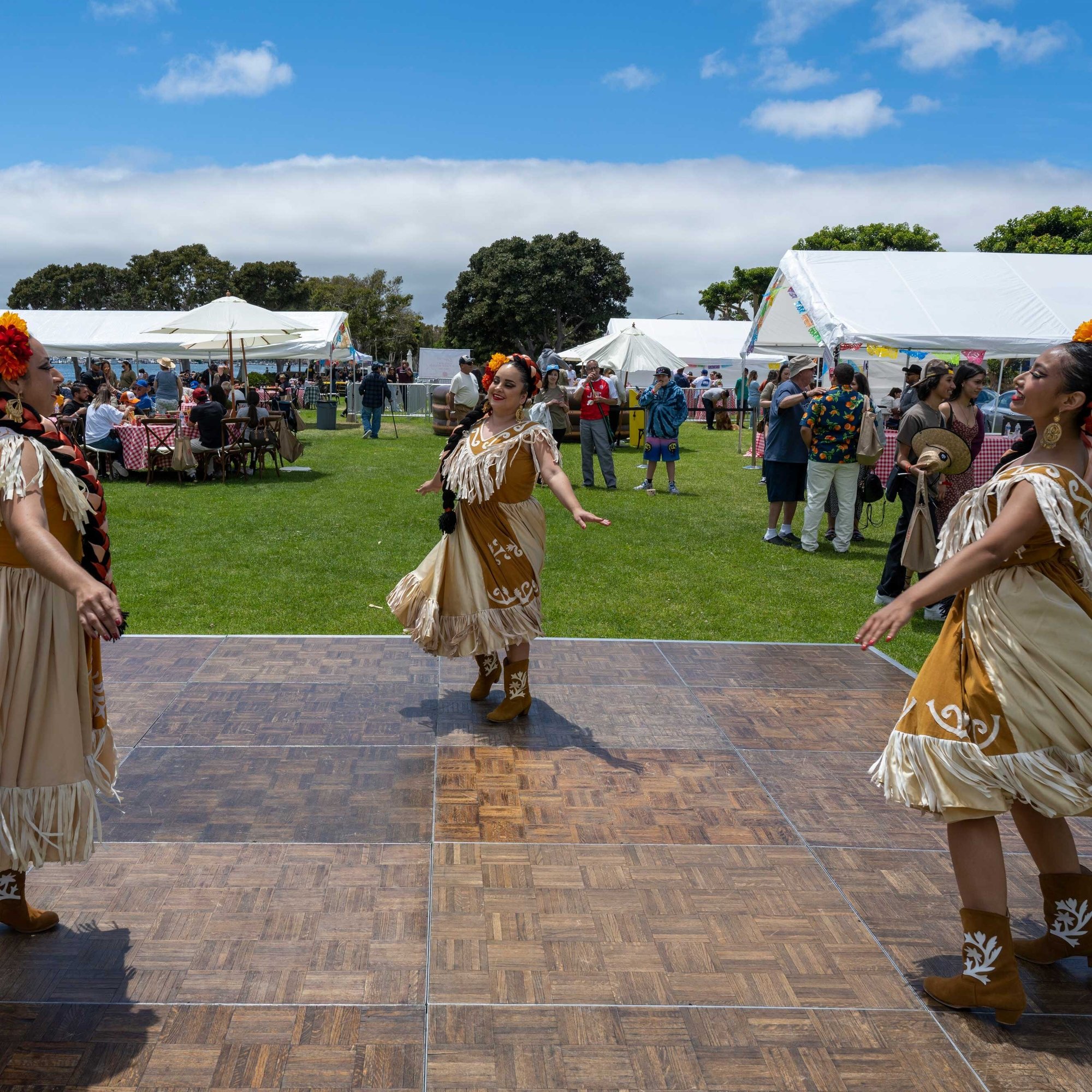 Polynesian Dancers at fair